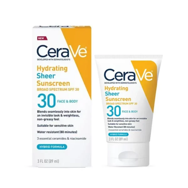 Cerave Hydrating Sheer Sunscreen spf 30 price in bangladesh